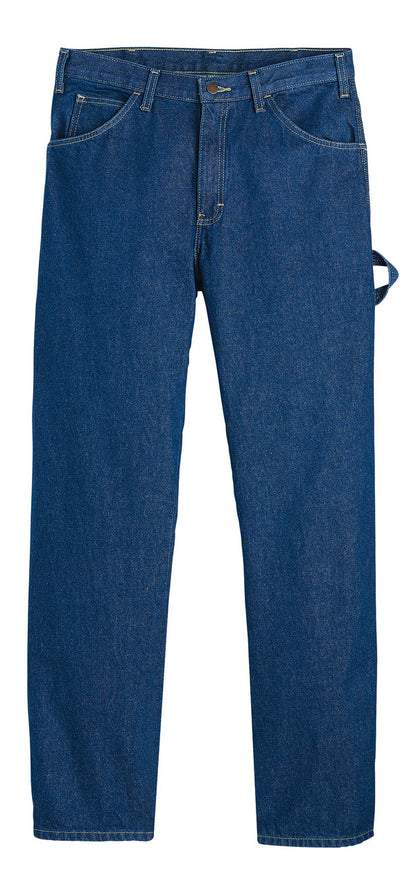 Dickies Men's Men's Industrial Carpenter Jean - Rinsed Indigo Blue