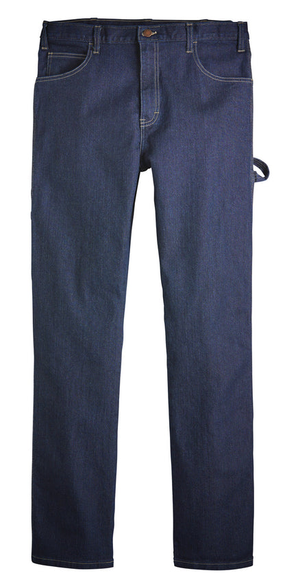 Dickies Men's Industrial Carpenter FLEX Jean - Rinsed Indigo Blue