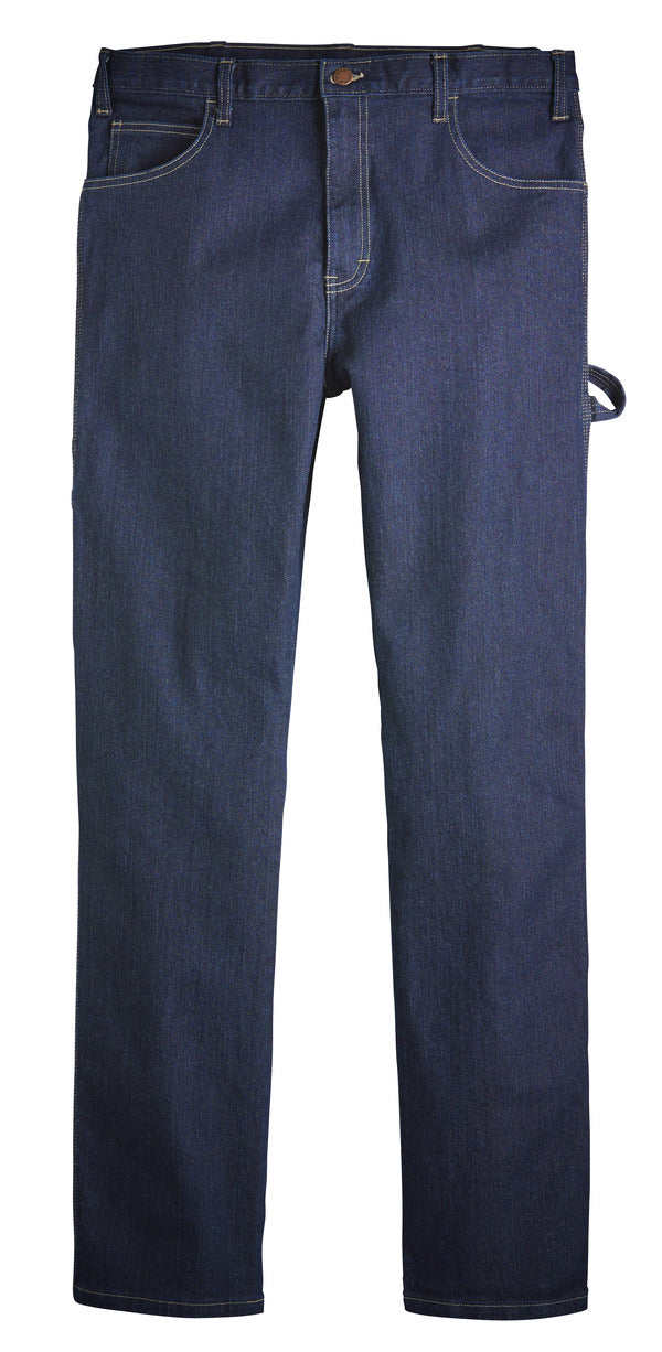 Dickies Men's Industrial Carpenter FLEX Jean - Rinsed Indigo Blue