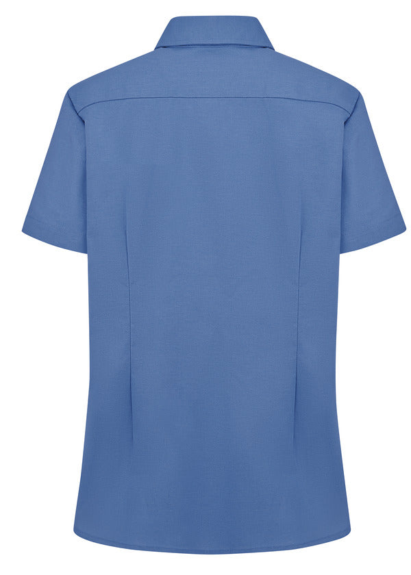 Dickies Women's Short-Sleeve Stretch Oxford Shirt