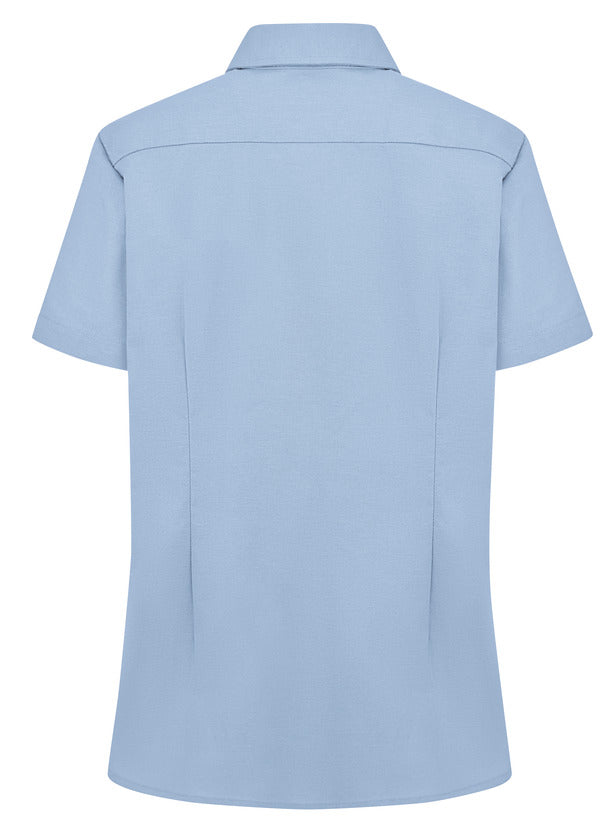 Dickies Women's Short-Sleeve Stretch Oxford Shirt
