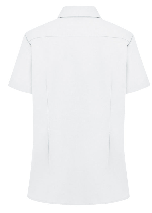 Dickies Women's Short-Sleeve Stretch Oxford Shirt