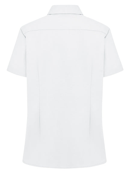 Dickies Women's Short-Sleeve Stretch Oxford Shirt