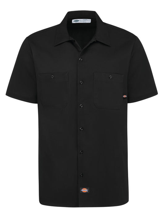 Dickies Men's Industrial Cotton Short-Sleeve Work Shirt