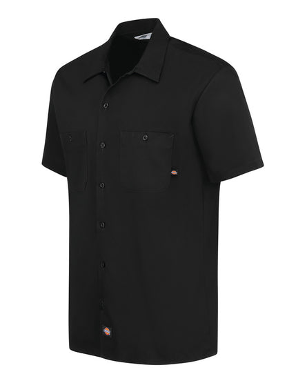 Dickies Men's Industrial Cotton Short-Sleeve Work Shirt
