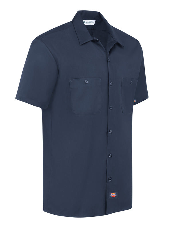Dickies Men's Industrial Cotton Short-Sleeve Work Shirt
