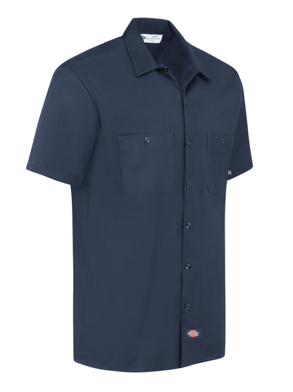 Dickies Men's Industrial Cotton Short-Sleeve Work Shirt