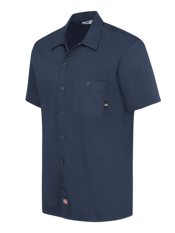 Dickies Men's Industrial Cotton Short-Sleeve Work Shirt