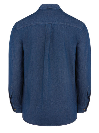 Dickies Men's Denim Long-Sleeve Work Shirt