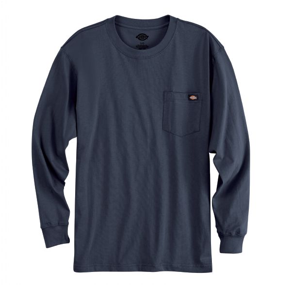 Dickies Men's Long-Sleeve Traditional Heavyweight Crew Neck