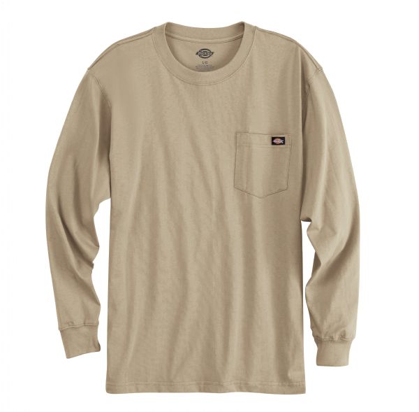 Dickies Men's Long-Sleeve Traditional Heavyweight Crew Neck