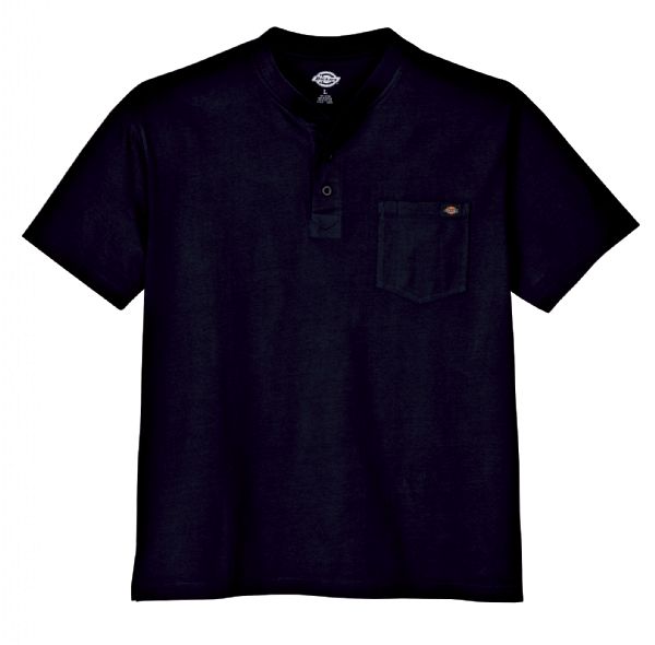 Dickies Men's Short-Sleeve Traditional Heavyweight Henley