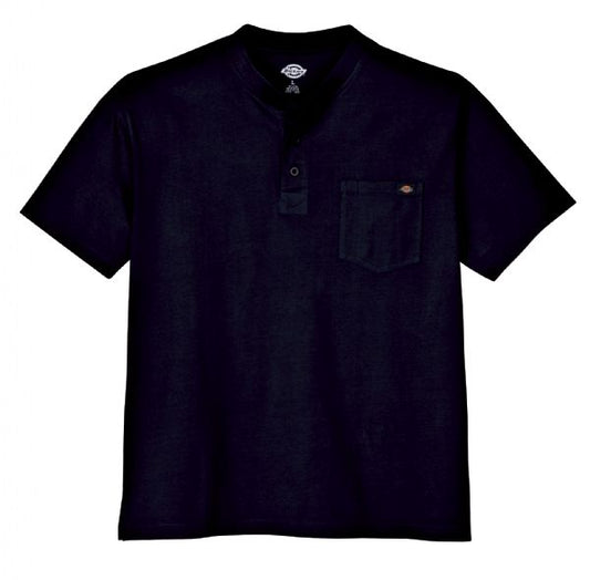 Dickies Men's Short-Sleeve Traditional Heavyweight Henley