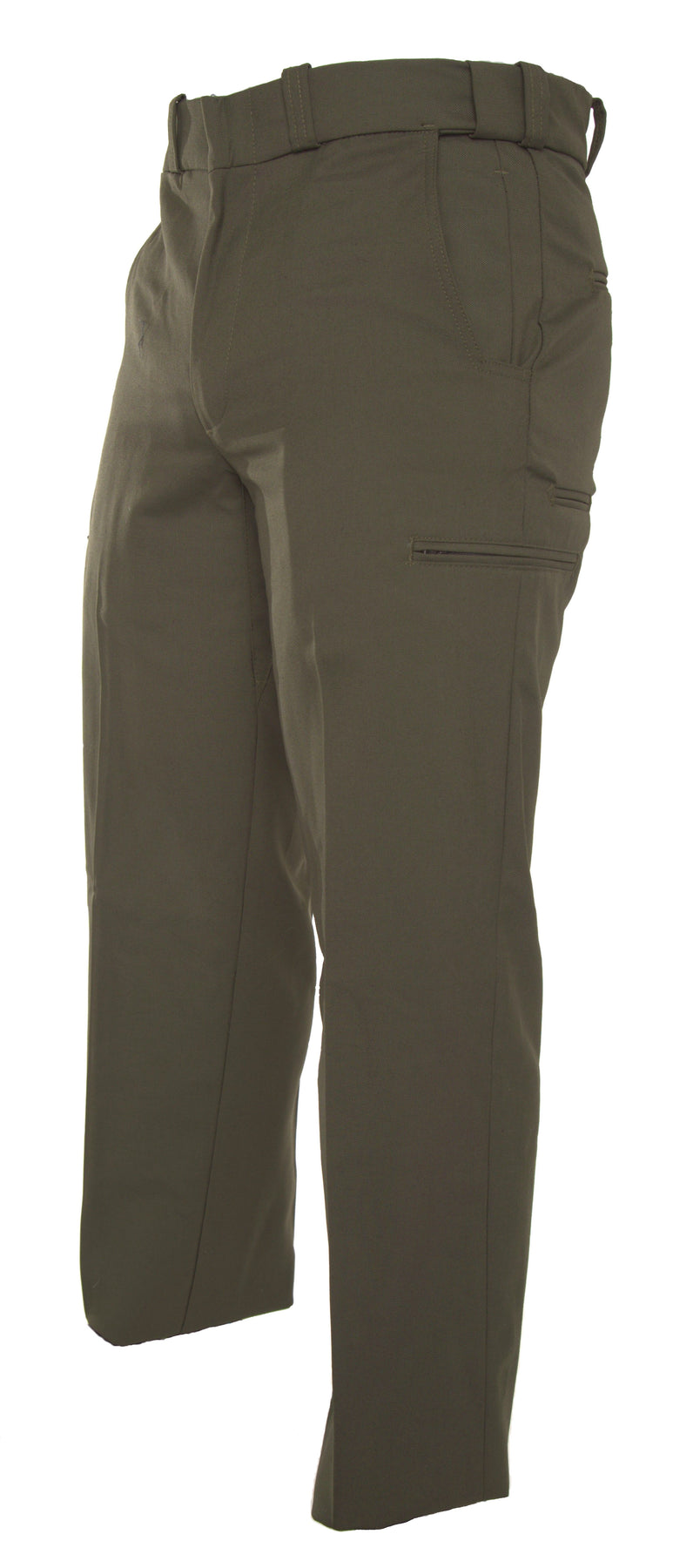 Elbeco Prestige Wool-Blend OD Green Hidden Cargo Pocket Men's Pants