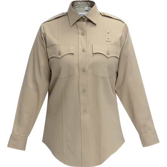 Flying Cross Deluxe Tropical Silver Tan Womens Long Sleeve