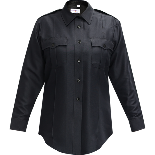 Flying Cross Command 100% Polyester Women's Long Sleeve Shirt W/Zipper