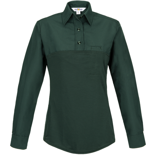 Flying Cross Command Women's Long Sleeve Hybrid Shirt Spruce Green