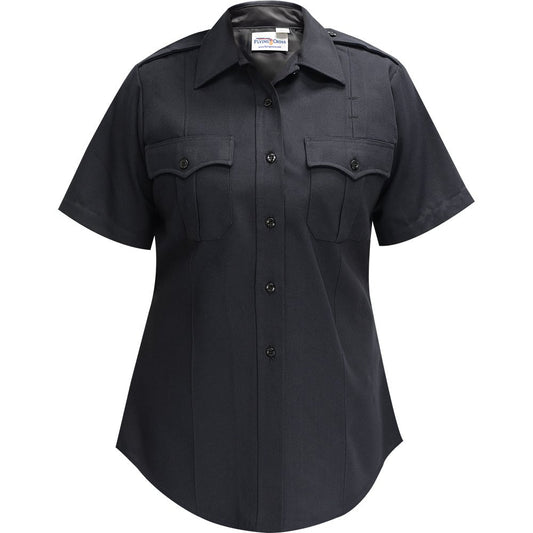 Flying Cross Command Polyester Women's Short Sleeve Shirt W/Zipper