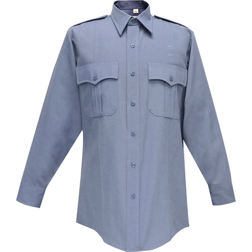 Flying Cross Command Polyester Men's Long Sleeve Shirt W/Zipper