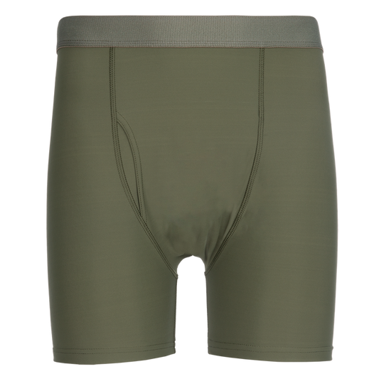 Flying Cross Duke 80/20 Nylon/Spandex Regular Boxer Brief - Olive