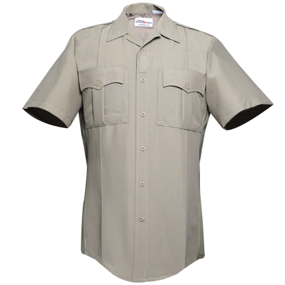 Flying Cross Men's Short Sleeve Shirt W/Zipper