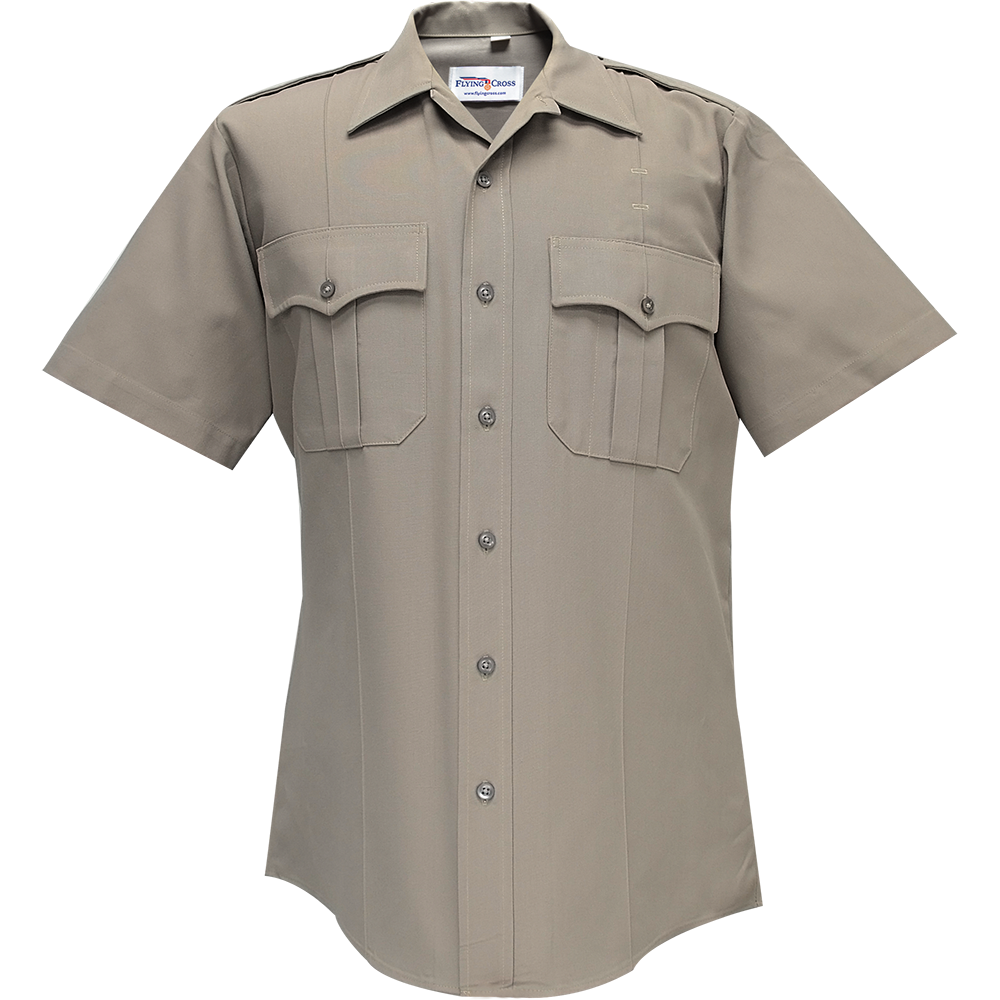 Flying Cross Deluxe Tropical 65% Poly/35% Rayon Men'S Short Sleeve Shirt