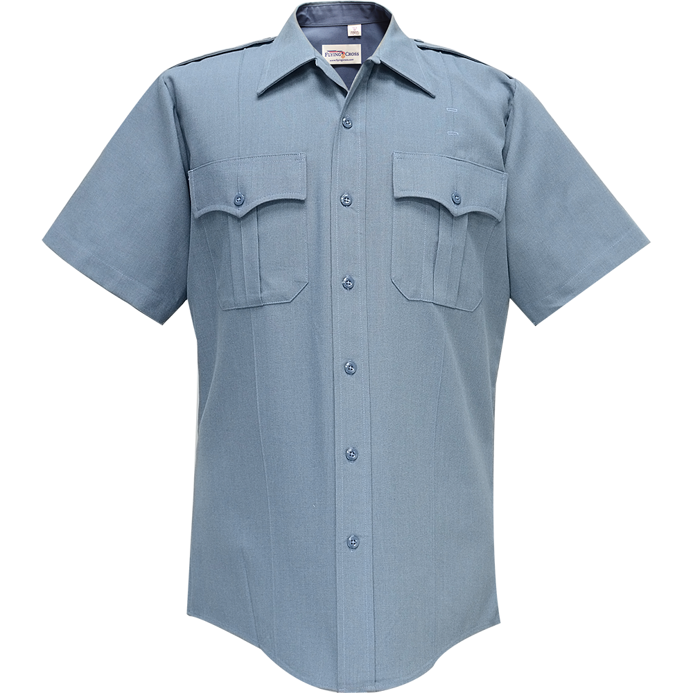 Flying Cross Deluxe Tropical 65% Poly/35% Rayon Men'S Short Sleeve Shirt