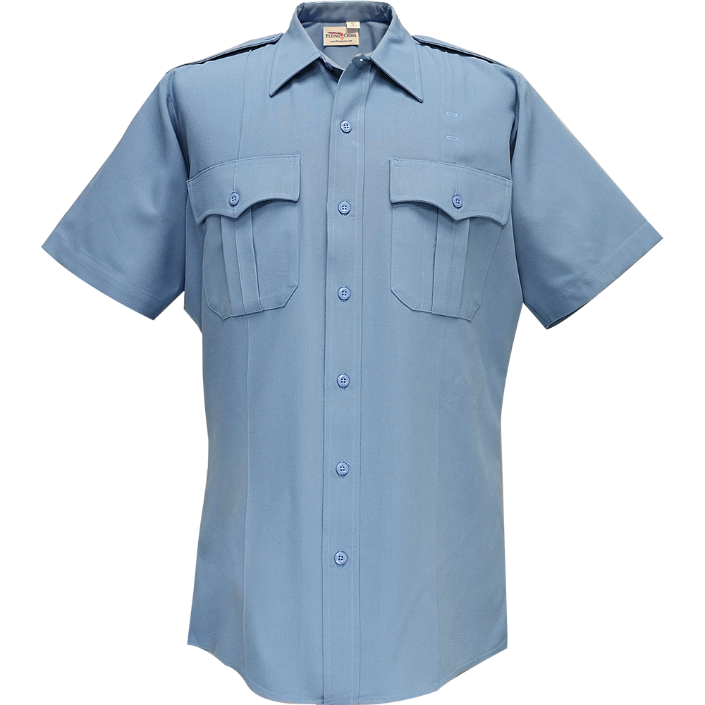 Flying Cross Deluxe Tropical 65% Poly/35% Rayon Men'S Short Sleeve Shirt