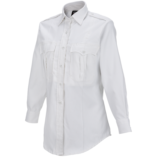 Flying Cross Core Flex Women's Long Sleeve Class A Shirt - White