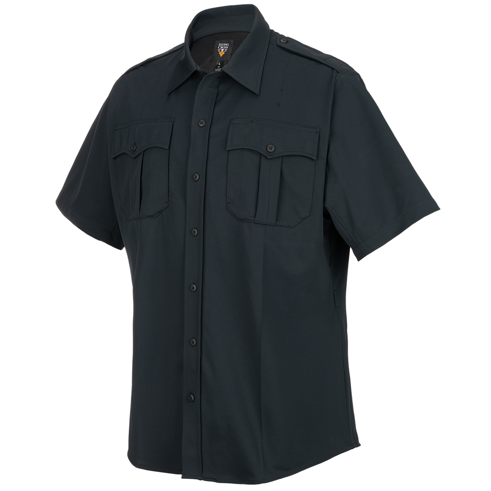 Flying Cross Power Flex Men's Short Sleeve Class A Uniform Shirt