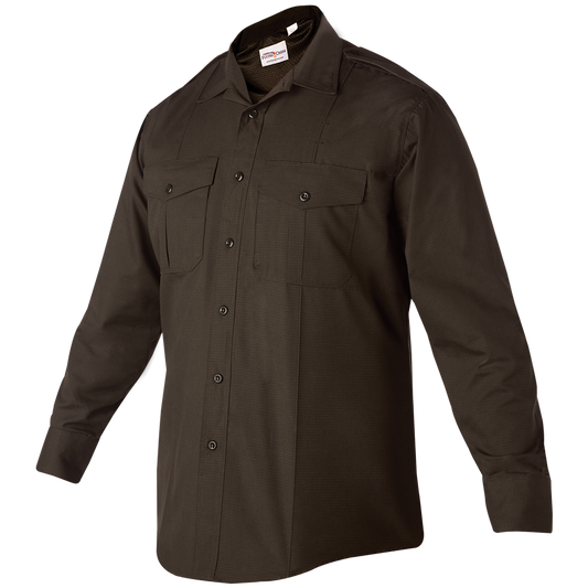Flying Cross FX Flex Men's Class B Long Sleeve Shirt - Brown