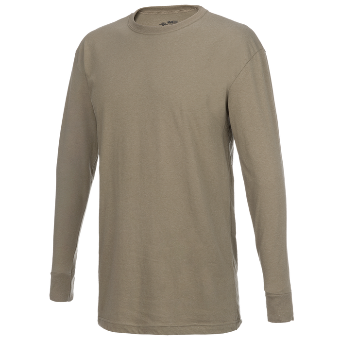 Flying Cross Duke Long Sleeve 50/50 Regular T-Shirt- 499 Coyote Tan