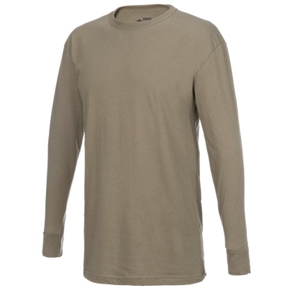 Flying Cross Duke Long Sleeve 50/50 Regular T-Shirt- 499 Coyote Tan