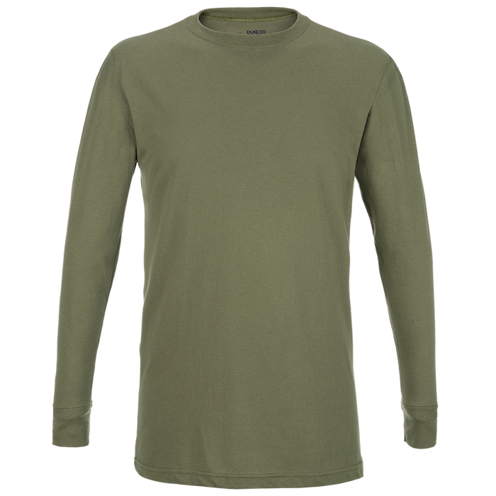 Flying Cross Duke L/S 50/50 Regular T-Shirt - Olive Green