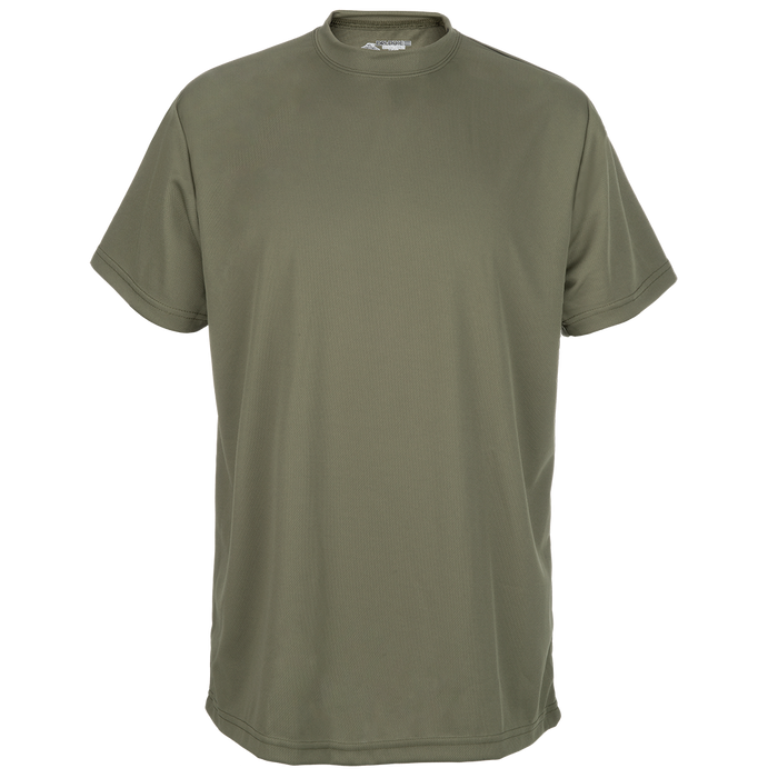 Flying Cross Loose Fit 100 Poly Regular T-Shirt - Olive