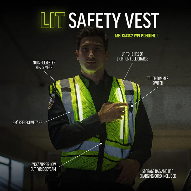 Flying Cross Lit Safety Vest