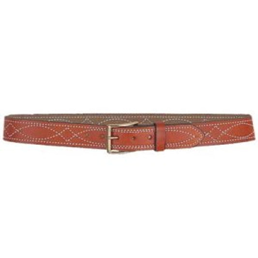 DeSantis GunHide FANCY STITCH LINED BELT, 1 1/2" Belt, Black