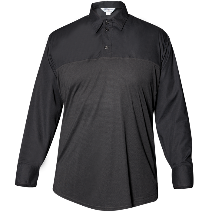 Flying Cross FX Flex Men's Long Sleeve Hybrid Shirt - Black