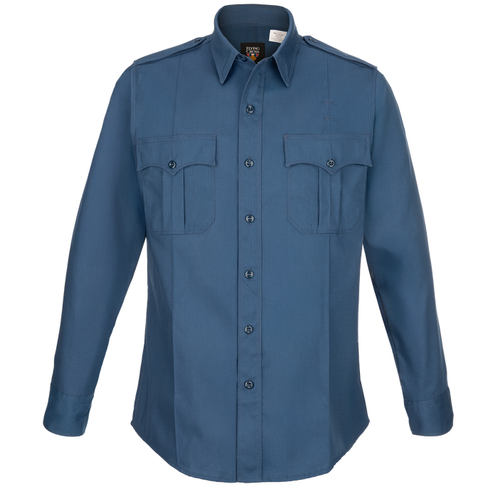 Flying Cross FX Flex Men's Class A Long Sleeve Shirt - French Blue