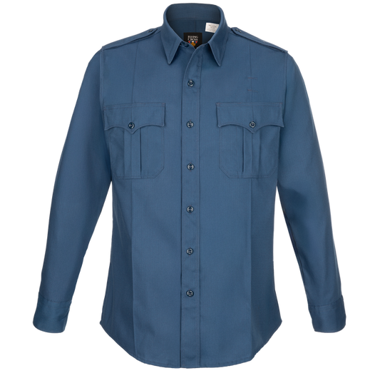 Flying Cross FX Flex Men's Class A Long Sleeve Shirt - French Blue