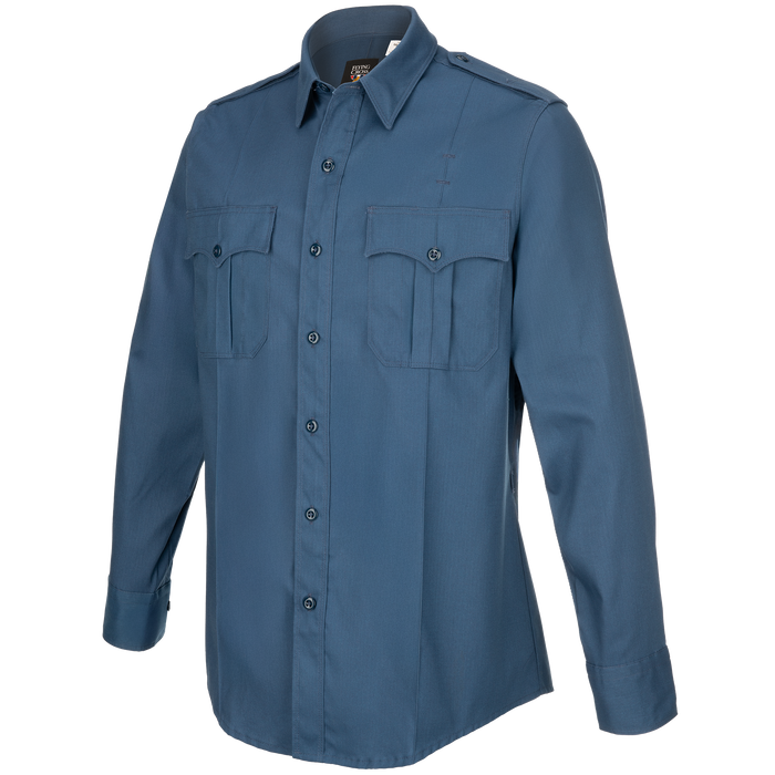 Flying Cross FX Flex Men's Class A Long Sleeve Shirt - French Blue