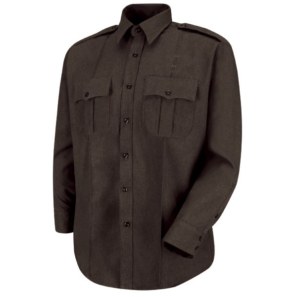 Horace Small Men's Sentry® Long Sleeve Shirt - Brown