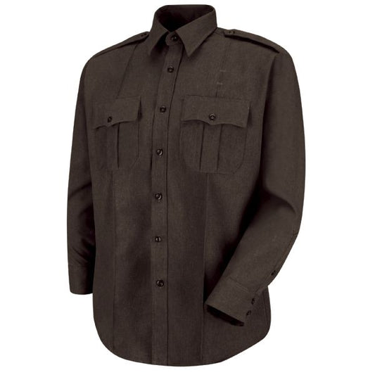 Horace Small Men's Sentry® Long Sleeve Shirt - Brown
