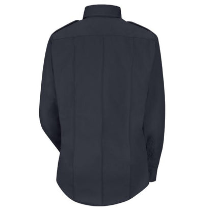Horace Small Women's New Dimension® Poplin Long Sleeve Shirt - Dark Navy