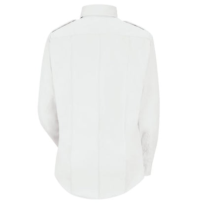 Horace Small Women's New Dimension® Poplin Long Sleeve Shirt - White