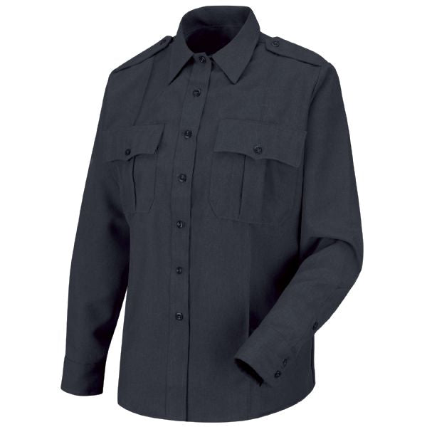 Horace Small Women's Sentry® Long Sleeve Shirt Without Zipper Front - Dark Navy