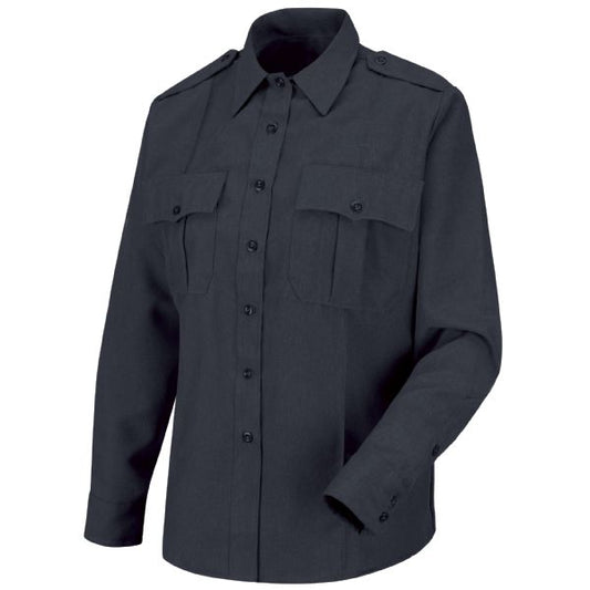 Horace Small Women's Sentry® Long Sleeve Shirt Without Zipper Front - Dark Navy