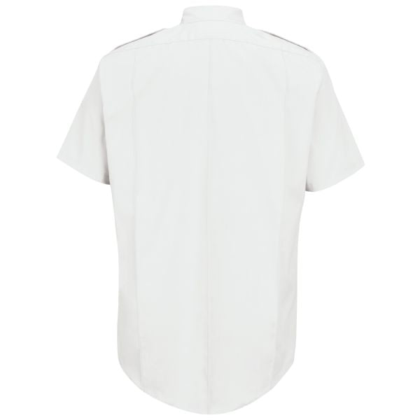 Horace Small Men's New Dimension® Poplin Short Sleeve Shirt - White