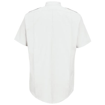 Horace Small Men's New Dimension® Poplin Short Sleeve Shirt - White