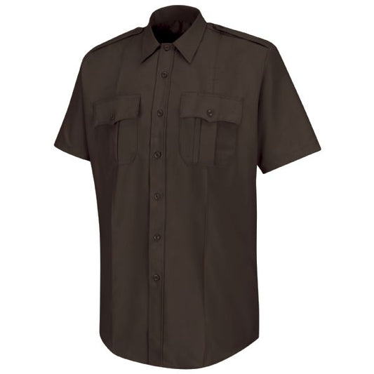 Horace Small Men's Deputy Deluxe Short Sleeve Shirt - Brown